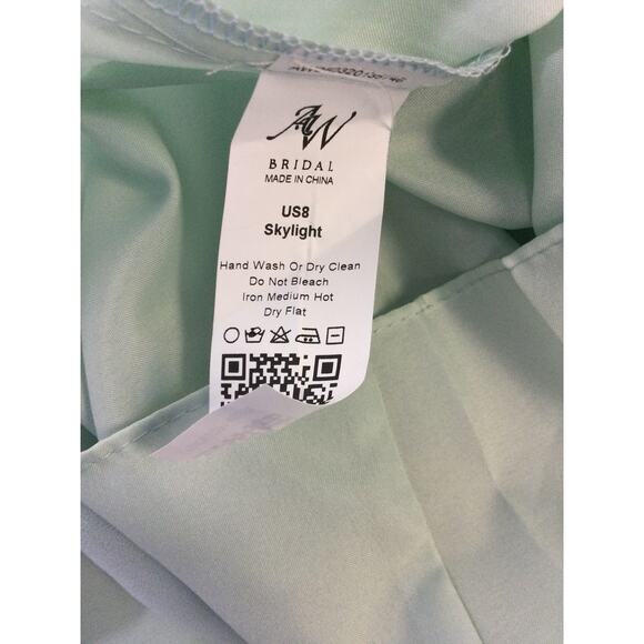 AW BRIDAL 8 M skylight blue Rosalie formal party bridesmaid jumpsuit NEW B77 - Picture 11 of 11